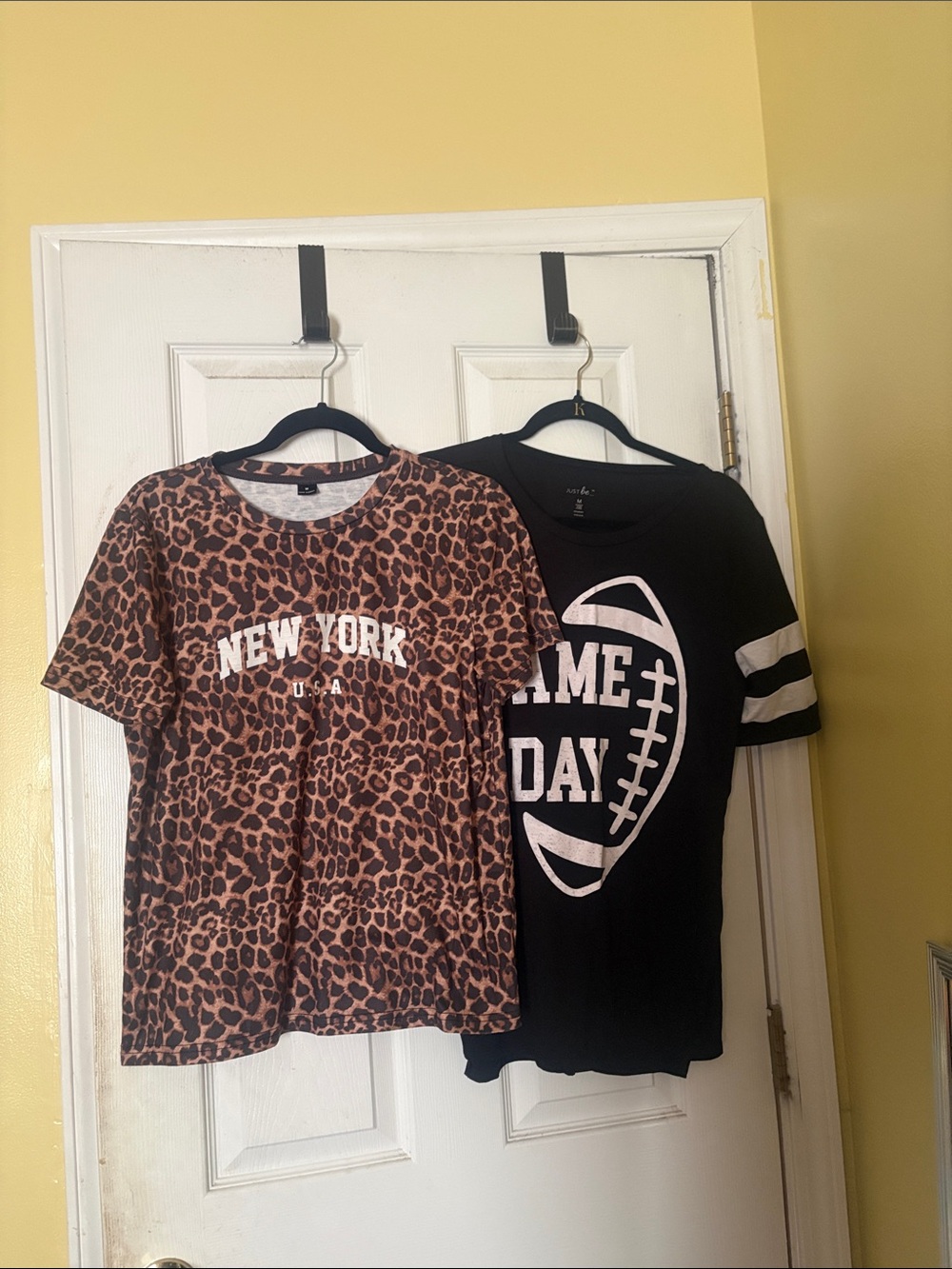 Leopard 'New York' Tee - Brown Girls' Short Sleeve Shirt